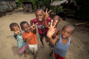 Kinder auf Madagaskar