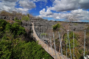 Die berühmtem Tsingys de Bemaraha in Madagaskar